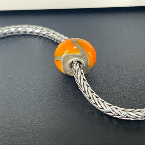 Trollbeads Retired Orange Armadillo- 61307 - Picture 4 of 7